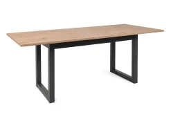 Mesa de comedor 160x90x75 cm natural antracita