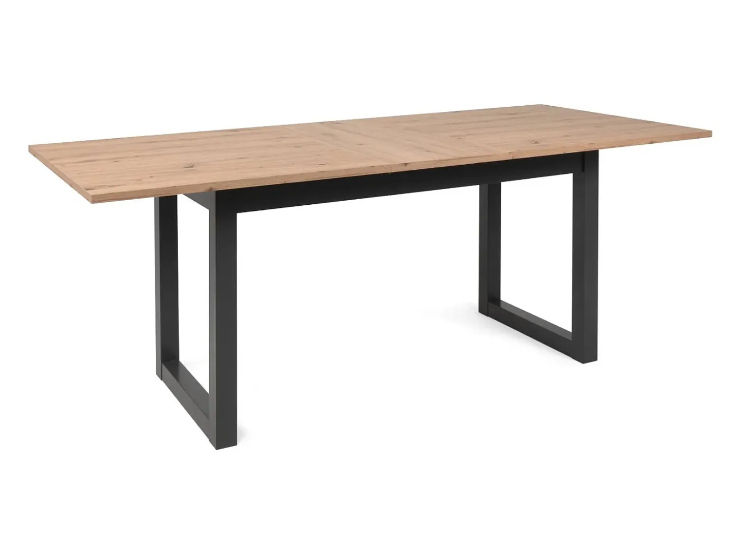 Mesa de comedor 160x90x75 cm natural antracita