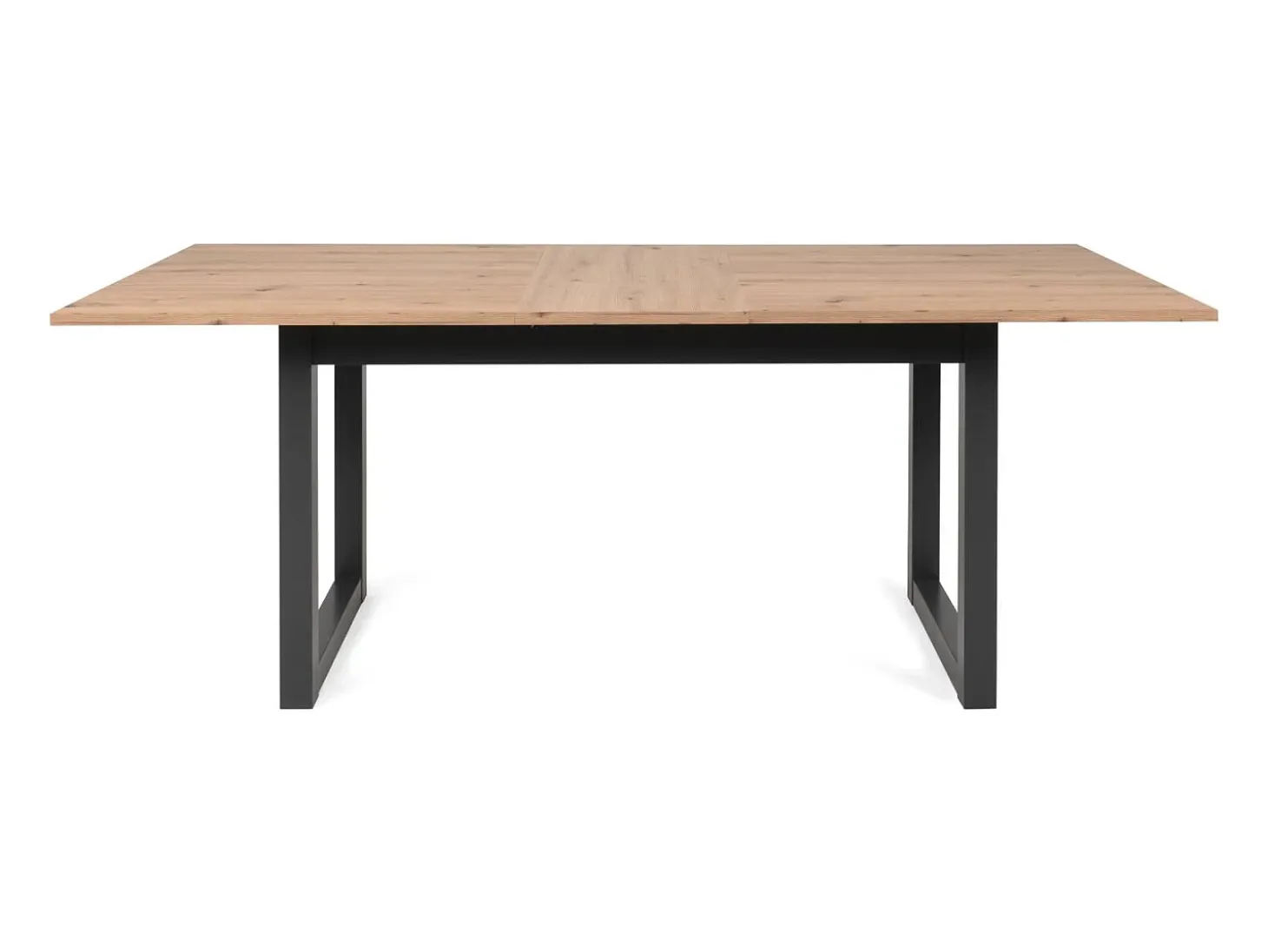 Mesa de comedor 160x90x75 cm natural antracita