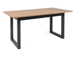 Mesa de comedor 160x90x75 cm natural antracita