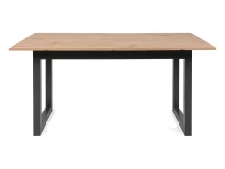 Mesa de comedor 160x90x75 cm natural antracita