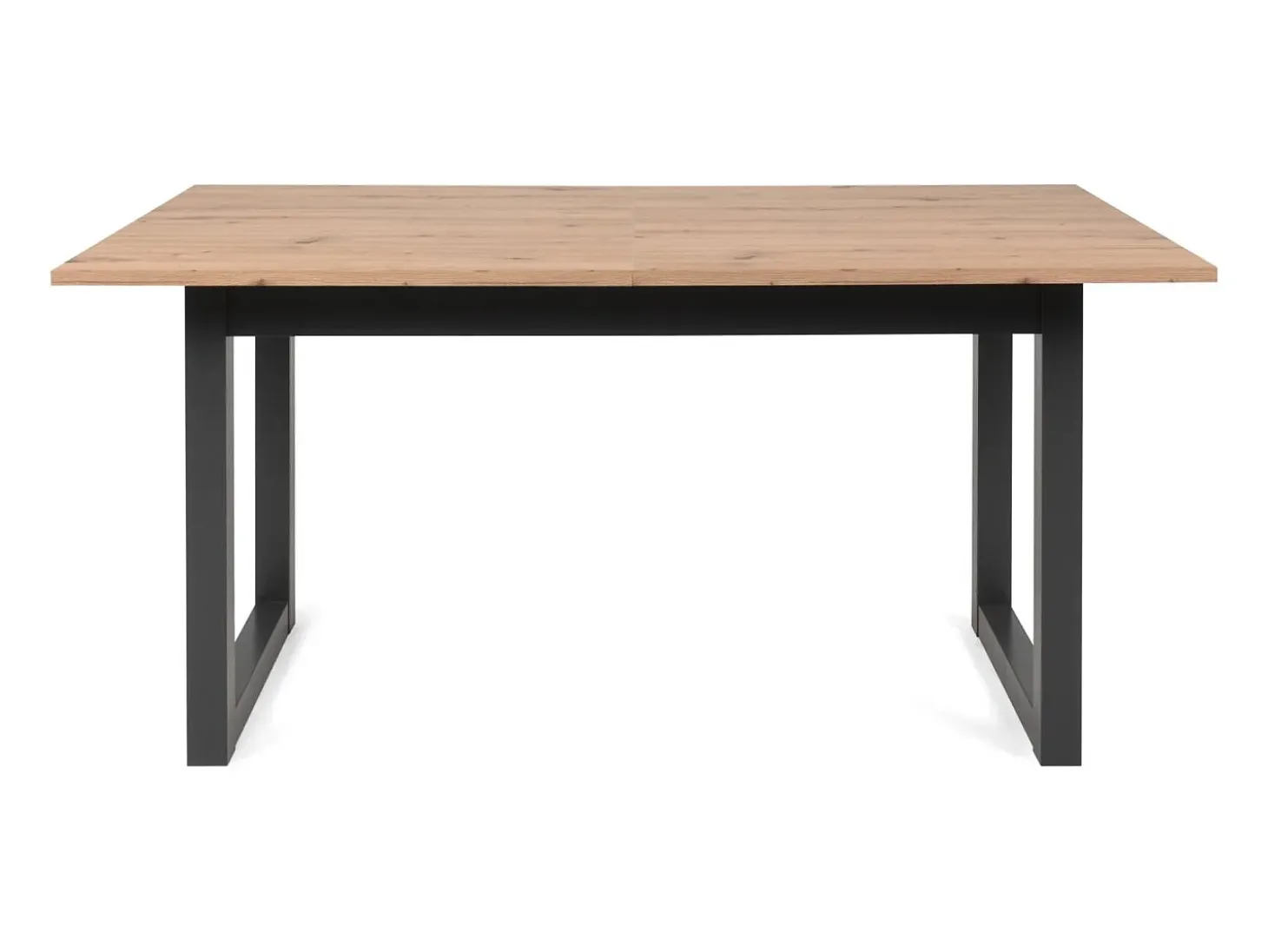 Mesa de comedor 160x90x75 cm natural antracita