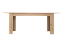 Mesa de comedor 160x90x76 cm roble natural