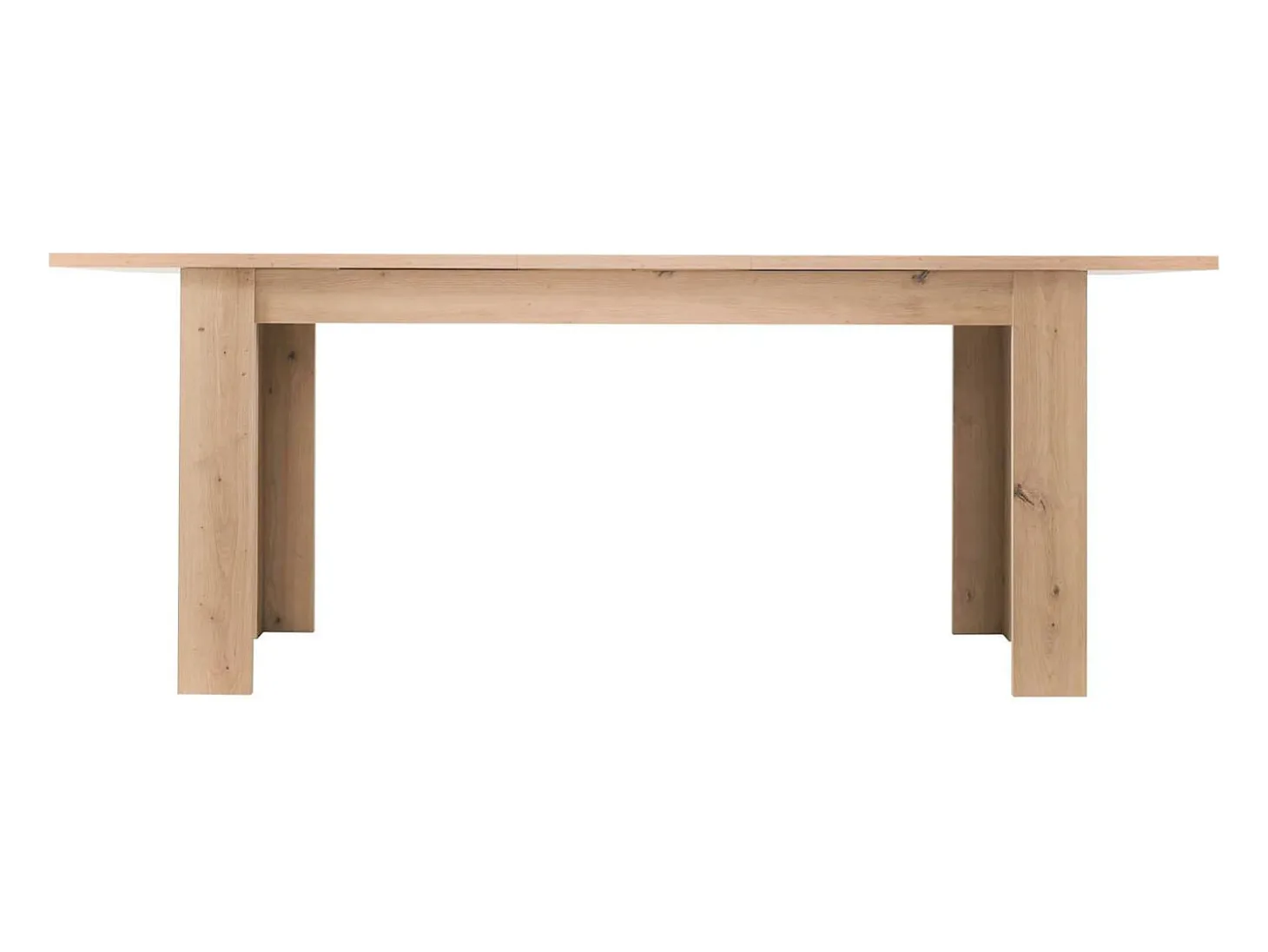 Mesa de comedor 160x90x76 cm roble natural