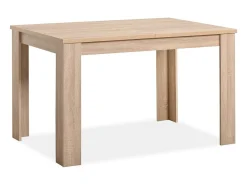 Mesa de comedor 120x80x75 cm roble natural