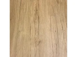Mesa de diseño Volta 180 cm de roble claro con patas curvadas de metal antracita