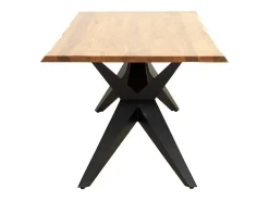 Mesa de madera maciza de acacia 200x100