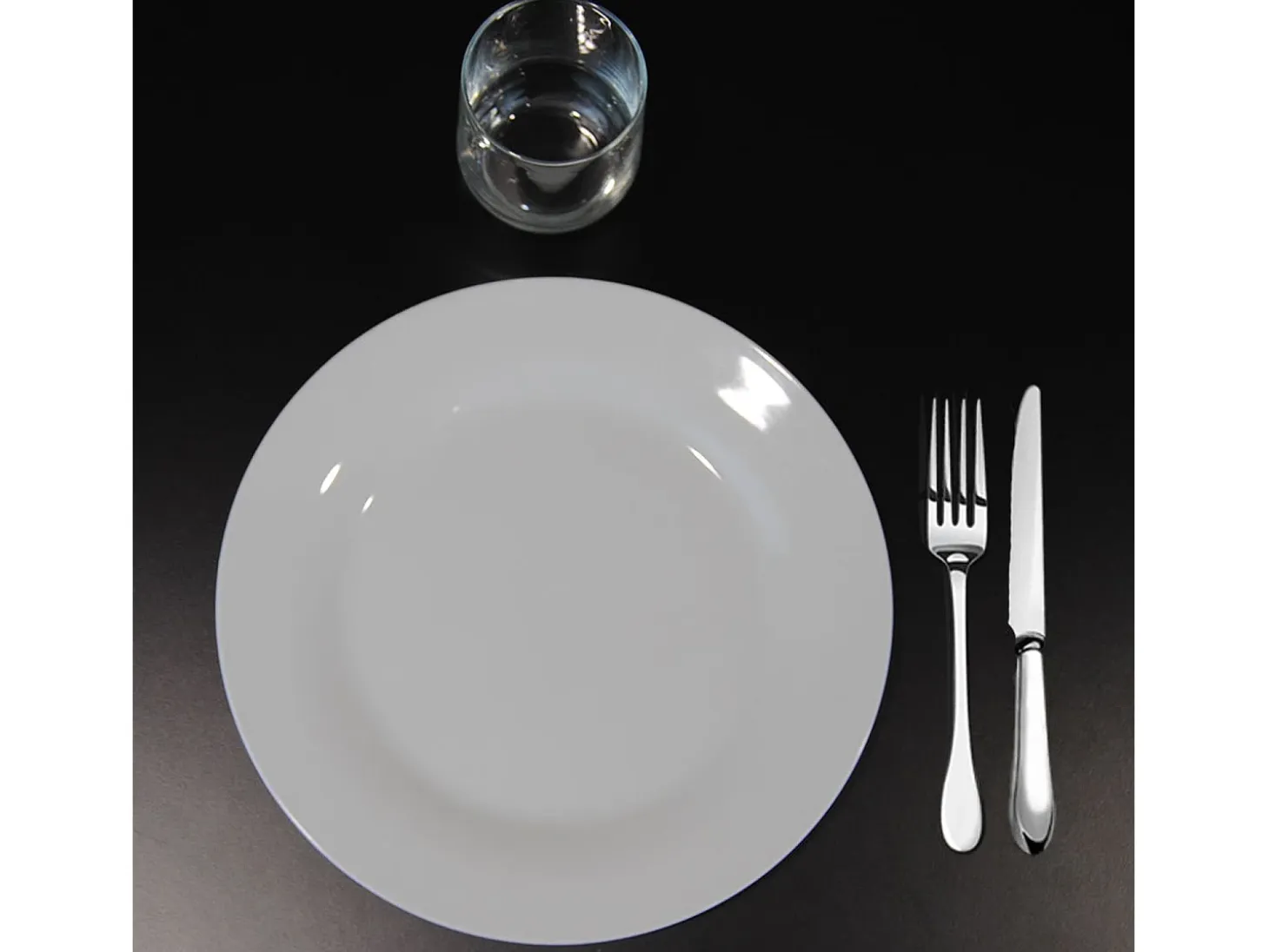 Mesa de pie 60 x 60 cm - Modelo Dina con pie y liso negro