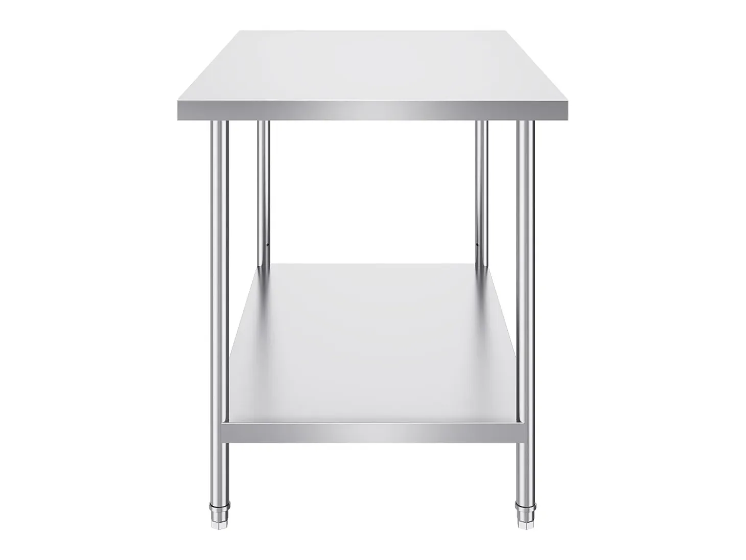 Mesa de Preparación de Acero Inoxidable SucceBuy, 762 x 1219 x 864 mm, Estación de Trabajo Comercial para Alimentos