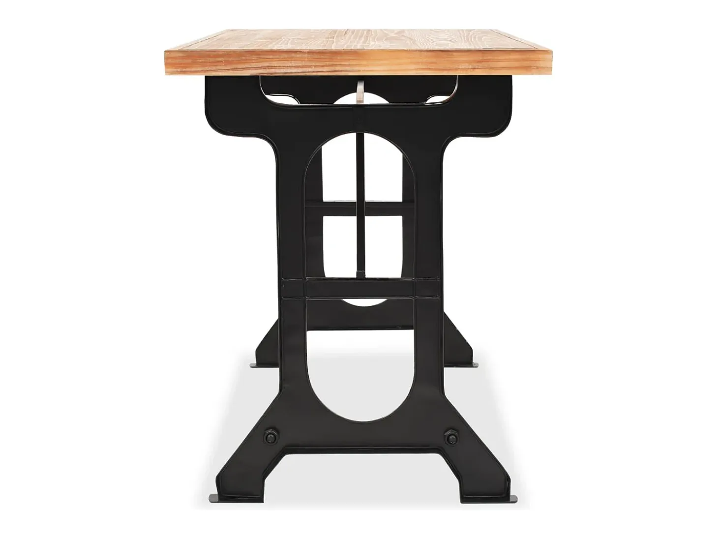 Mesa de salón comedor en madera maciza de abeto 122x65x82 cm