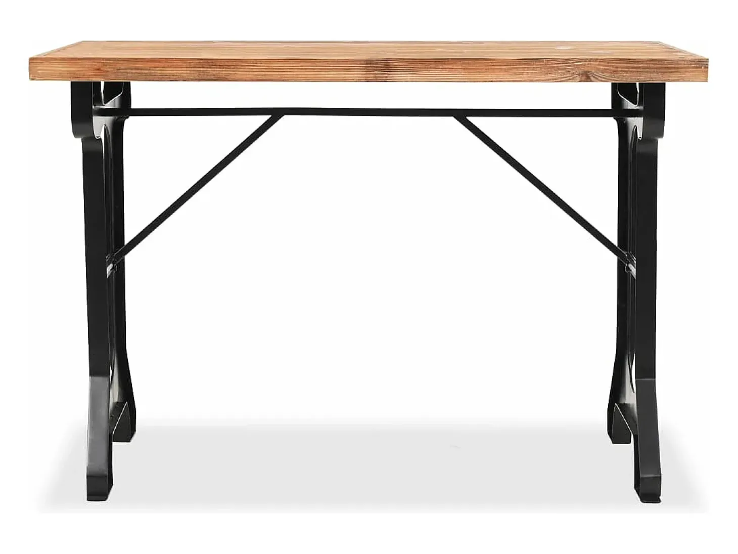Mesa de salón comedor en madera maciza de abeto 122x65x82 cm