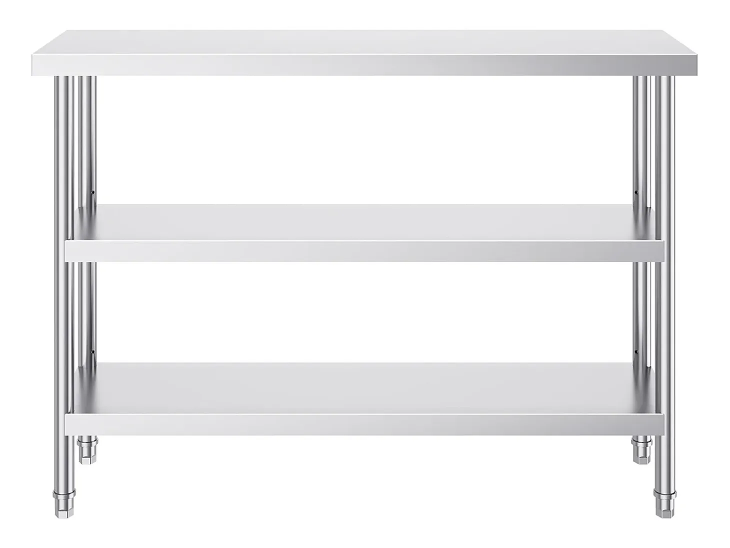 Mesa de Trabajo Cocina SucceBuy 35,6x121,9 cm, Mesa de Trabajo de Cocina Comercial en Acero Inoxidable