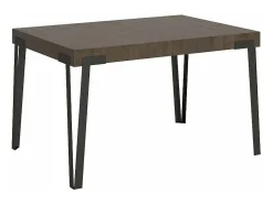 Mesa extensible cuadrada pequeña 90x90/246 cm Konta-Color Gris cemento