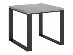 Mesa extensible cuadrada pequeña 90x90/180 cm Tiroz evolución-Color Blanco