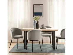 Mesa extensible de Madera Natural 76 x 140- Khonor