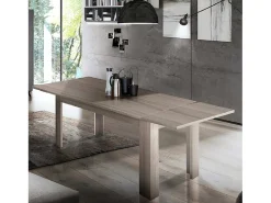 Mesa extensible de madera de olmo 140-190 x 90 cm comedor Helmi
