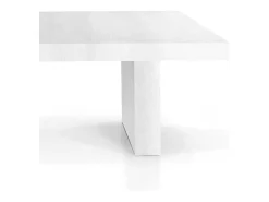Mesa extensible de madera blanca 180x100 cm - 480x100 cm - JESOLO