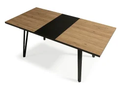 Mesa extensible de roble para 6 personas 140/180x90 cm