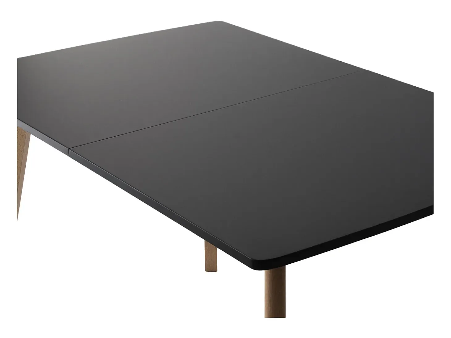 Mesa extensible HELGA 120 / 160cm negro