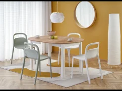 Mesa extensible para 4/6 personas 102/142x102 cm