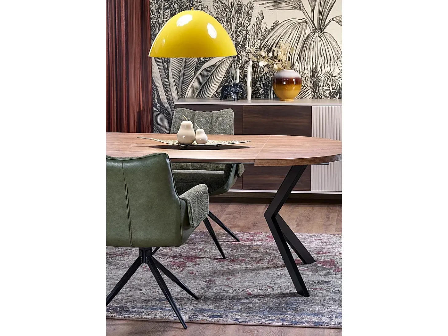 Mesa extensible para 6/8 personas 100/250x75 cm