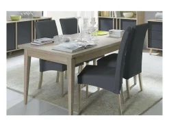 Mesa extensible para comedor MALMO color roble claro