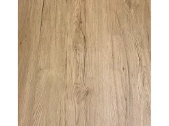Mesa extensible rectangular en madera natural y blanca de 160 a 420 cm Ribo-Soporte 4 pies