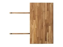 Mesa extensible Ritza de madera maciza de roble de 140 a 190 cm