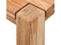 Mesa extensible Ritza de madera maciza de roble de 140 a 190 cm