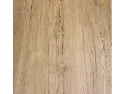 Mesa extensible roble natural y patas madera blanca 6 a 20 plazas Kristo 160 a 420 cm-Soporte 4 pies