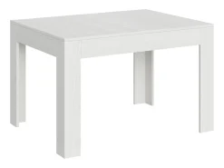 Mesa extensible 90x120/180 cm Bibi Fresno Blanco