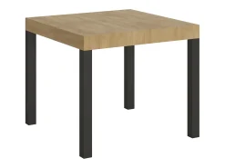 Mesa extensible 90/246x90 cm Everyday roble natural patas antracita