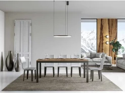 Mesa extensible 160/420x90 cm Everyday Evolution roble natural estructura et patas antracita