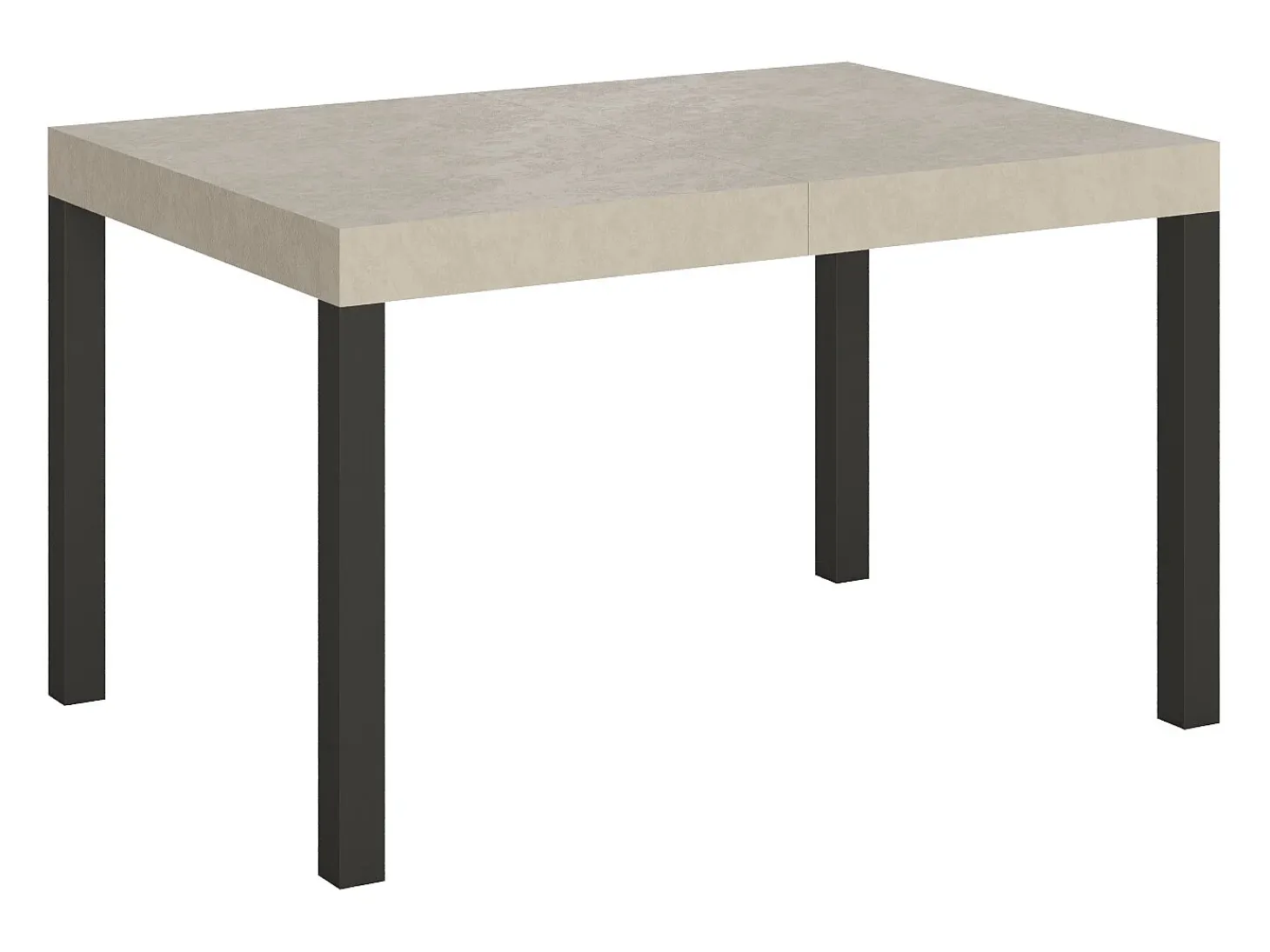 Mesa extensible 140/400x90 cm Everyday cachemira patas antracita
