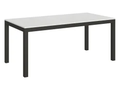 Mesa extensible 180/284x90 cm Everyday Evolution fresno blanco estructura et patas antracita