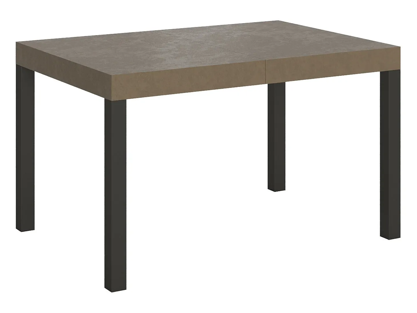 Mesa extensible 80x120/204 cm Everyday Gris Paloma estructura Antracita