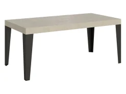 Mesa extensible 200/304x90 cm Flame cachemira patas antracita