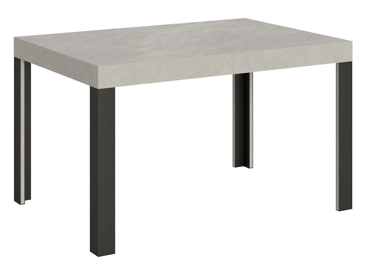 Mesa extensible 90x120/224 cm Linea Cachemira estructura Antracita