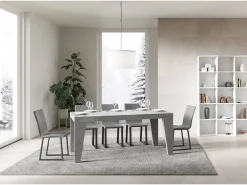 Mesa extensible 200/304x90 cm Naxy cemento