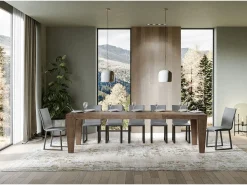 Mesa extensible 90x160/420 cm Spimbo Premium Nogal