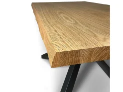 Mesa extensible 90x200/250 cm Versalux patas roble descortezado 4/B