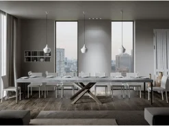 Mesa extensible 90x180/440 cm Volantis Premium Cemento estructura multicolor 4/C