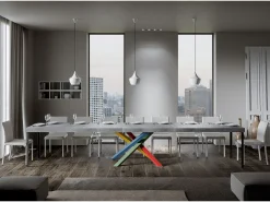 Mesa extensible 90x180/440 cm Volantis Premium Cemento estructura multicolor 4/B