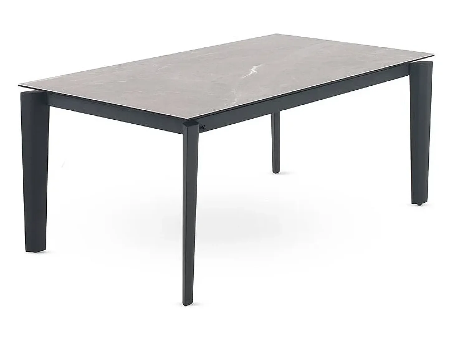 Mesa extensible 180/250x100 con sobre cerámico