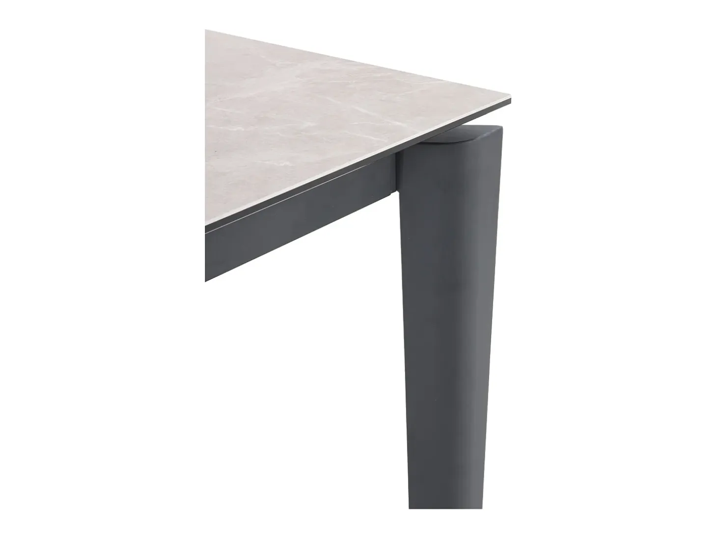 Mesa extensible 180/250x100 con sobre cerámico