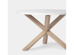 Mesa fija de Madera Blanco 76 x 120- Isak