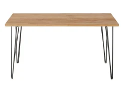 Mesa FISK 138 x 80 cm para cocina, salón, comedor Roble Craft