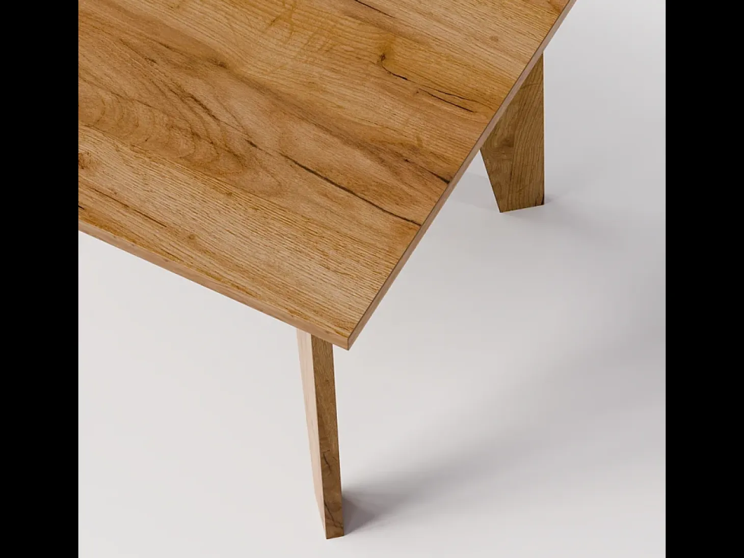 Mesa HOLT 180 x 95 cm para cocina, salón, comedor Roble Craft