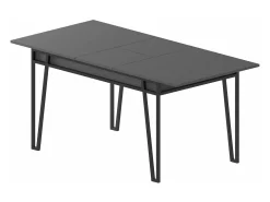 Mesa Kailua 2006, Antracita, 76x74x132cm, Alargamiento, Aglomerado laminado, Metal