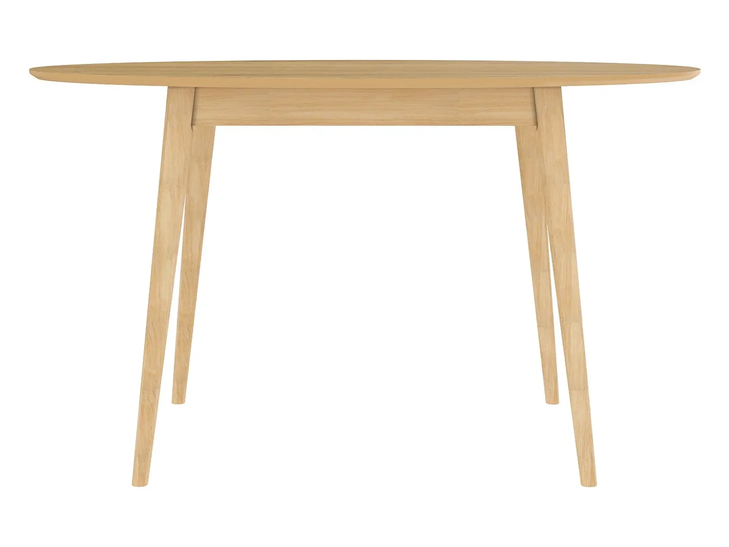 Mesa ovalada para 4 personas de madera clara 130 cm - Eddy